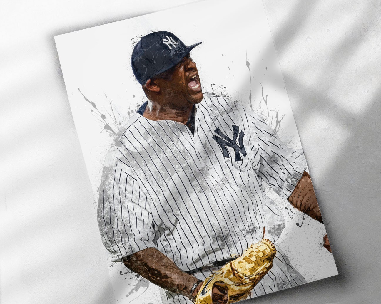 CC Sabathia Poster New York Yankees Poster Canvas Print 