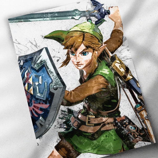 Zelda Poster Framed Etsy