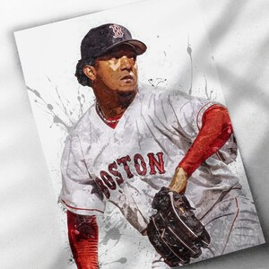 Pedro Martinez No Name Jersey - Boston Red Sox Replica Number Only Adult Home Jersey