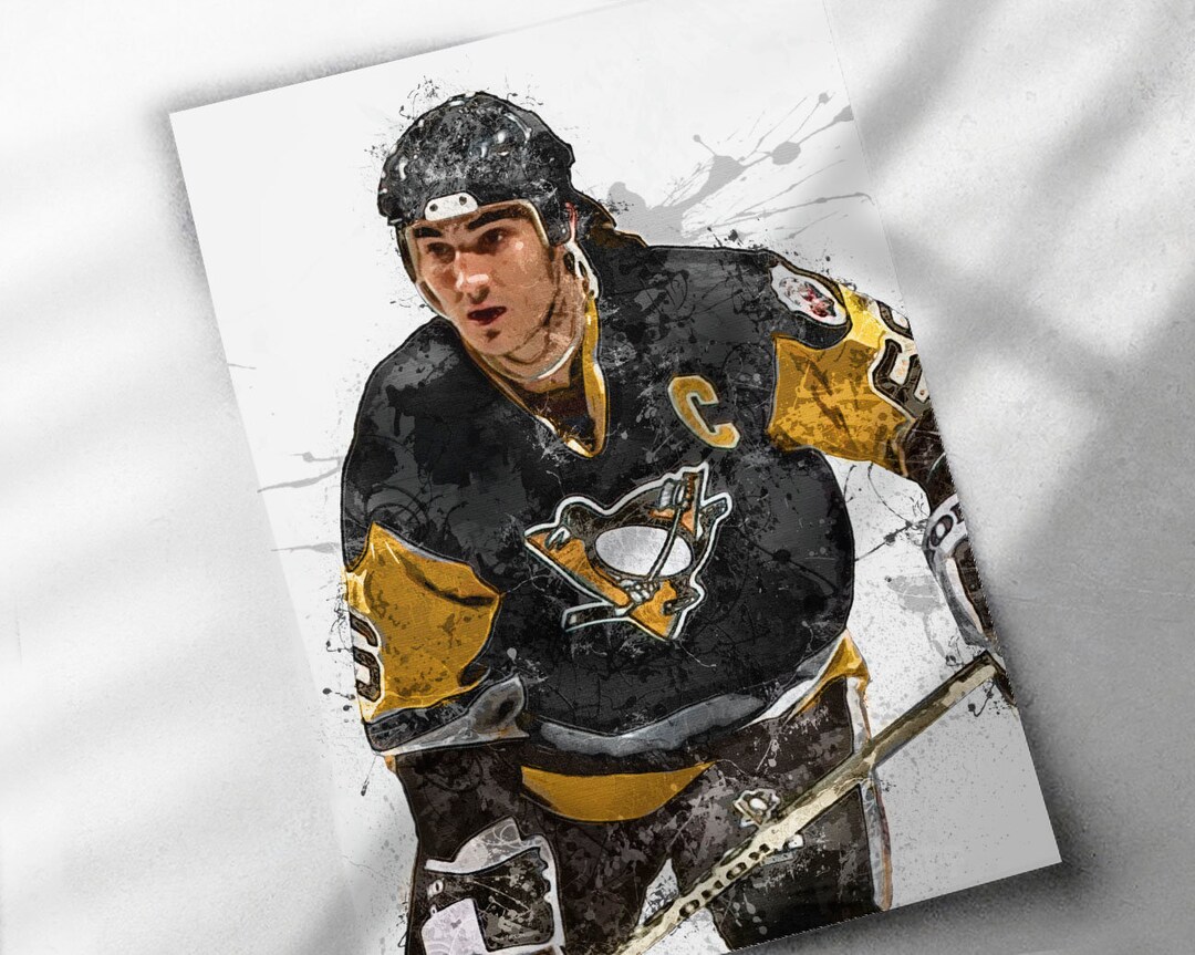 Mario Lemieux Pittsburgh Penguins Poster Canvas Print - Etsy