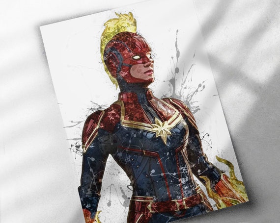 Impression sur toile encadrée - Super-héros de Marvel