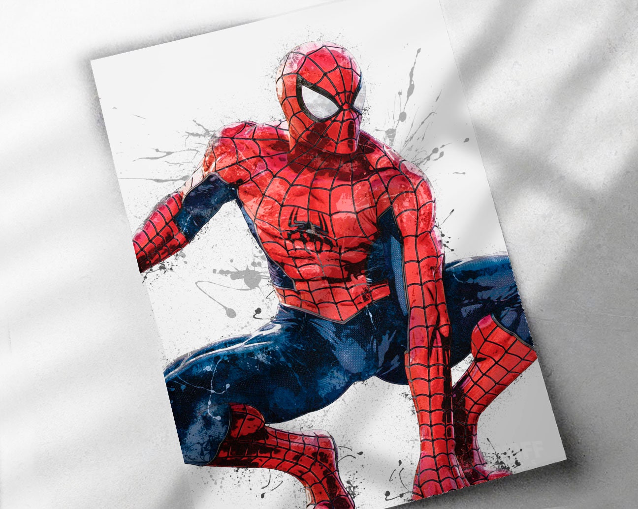 Spiderman Pointant Sa Main Pour Tirer Sur La Toile Image éditorial