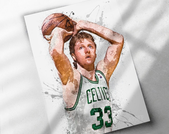 Larry Bird Boston Celtics Poster FREE US SHIPPING 