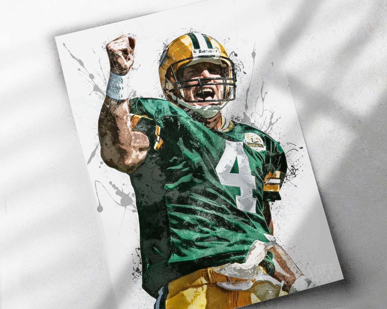 Brett Favre Poster, Green Bay Packers