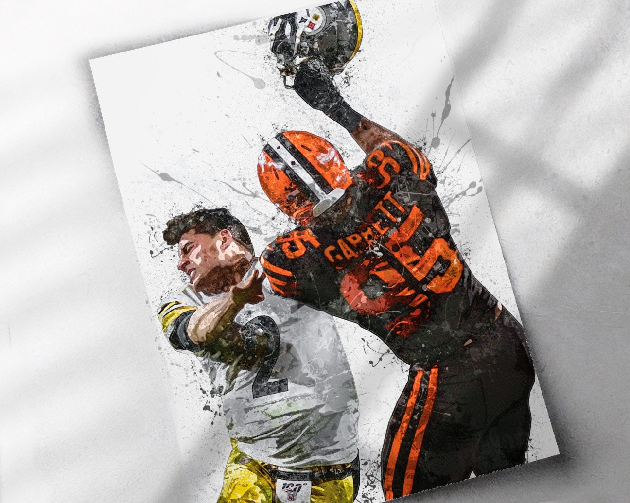 Discover Myles Garrett Poster, Mason Rudolph