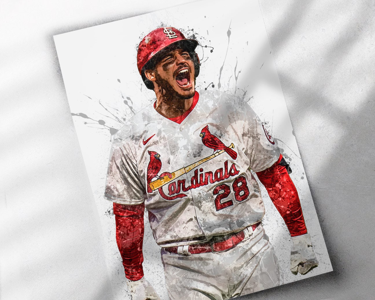 Nolan Arenado St. Louis Cardinals 24.25 x 35.75 Framed Player Poster