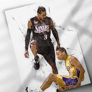 Ty Lue Iverson Stepover Iconic Wallpaper Art Board Print for Sale by NBA  Store Decor