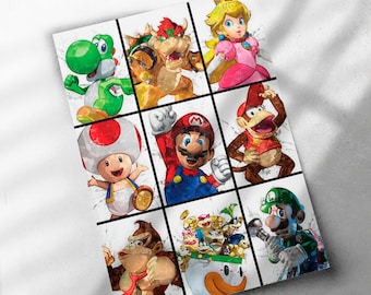 Video Game Character Poster - Etsy