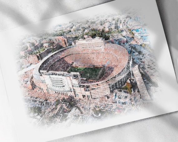 Tennessee Volunteers Neyland Stadium Drawing Sketch - Etsy