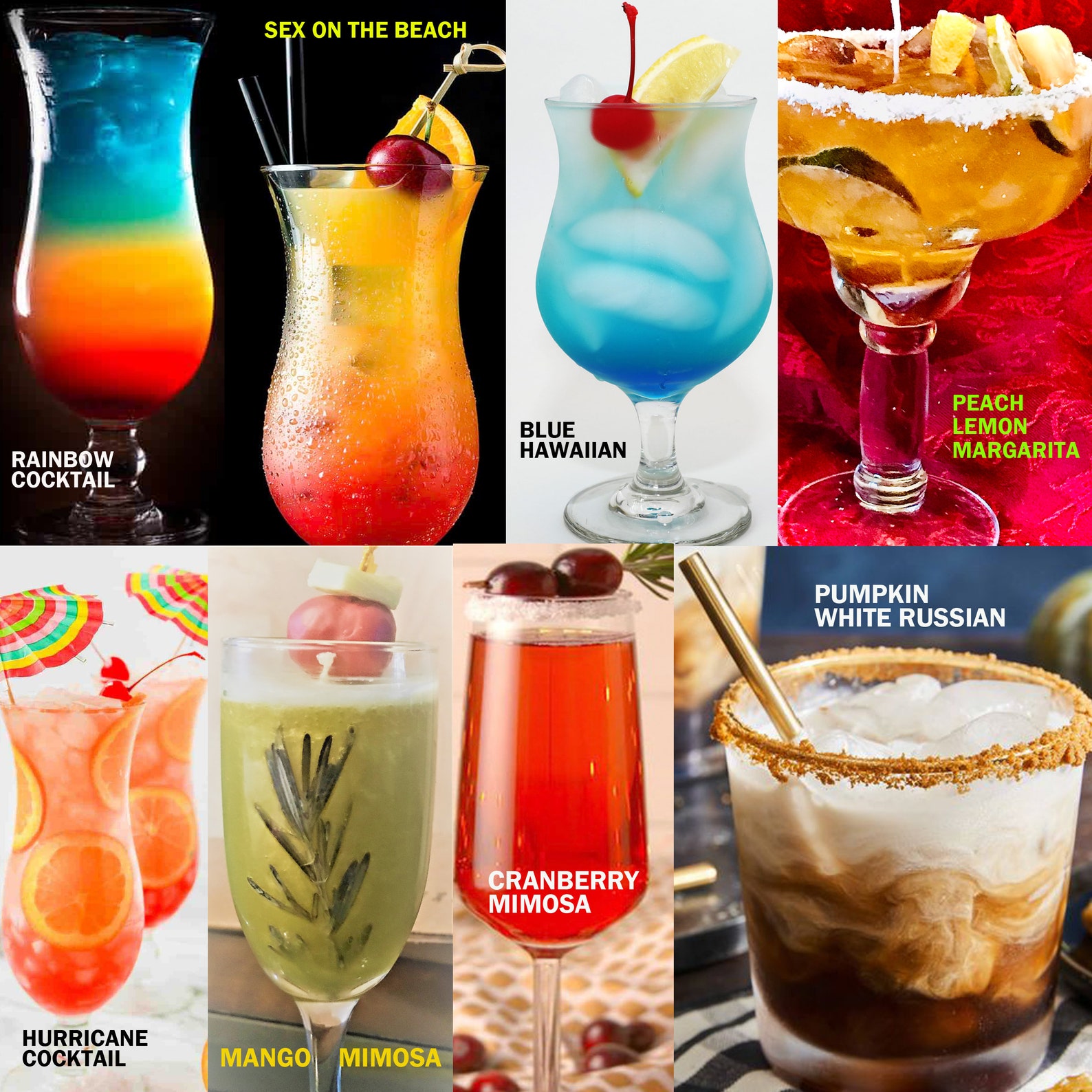 Custom Gel/Wax Cocktail Candles w/ Recipe Favorite Cocktail Etsy