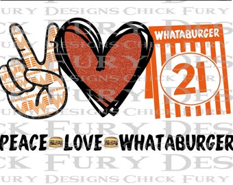 Download Peace Love Whataburger Etsy