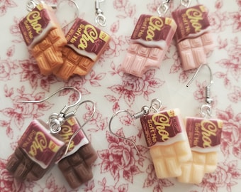 Chocolate Bar Earrings