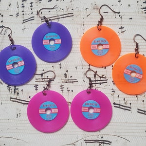 Record Earrings