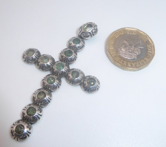 REDUCED! Sterling Silver Georgian Aquamarine Past… - image 6