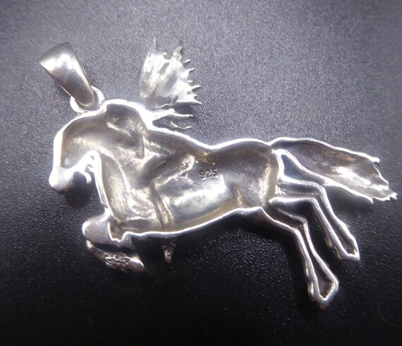 REDUCTION! Vintage Sterling Silver Fairy on Horse… - image 4