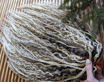 Ombre blond Curly dreads Synthetic crochet dreads extensions blond Boho DE Dreads Curly double ended dreadlocks blond de braids