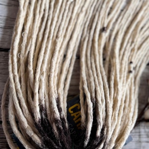 Ombre dark brown blonde crochet dreads Synthetic crochetdreads extensions blond brown Boho DE Dreads double ended dreadlocks blond de braids