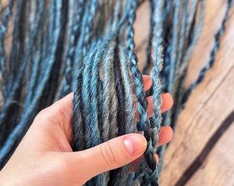 Black blue green Curly dreads Synthetic crochet dreads extensions black Boho DE Dreads Curly double ended dreadlocks blue de braids green