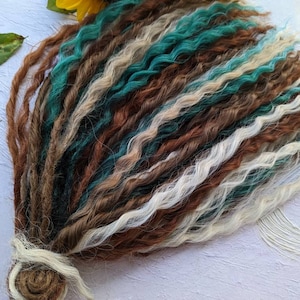 Bohemian Soft Curl Extensions, curly extensions, wavy dreads, curly dreads, synthetic dreadlocks, Crochet Dreadlocks, loose dreads, braids