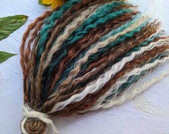 Bohemian Soft Curl Extensions, curly extensions, wavy dreads, curly dreads, synthetic dreadlocks, Crochet Dreadlocks, loose dreads, braids
