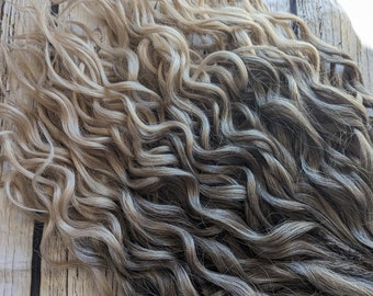 Blonde Curly dreads Synthetic crochet dreads extensions  Boho DE Dreads Curly double ended dreadlocks dark blonde waves brown ombre