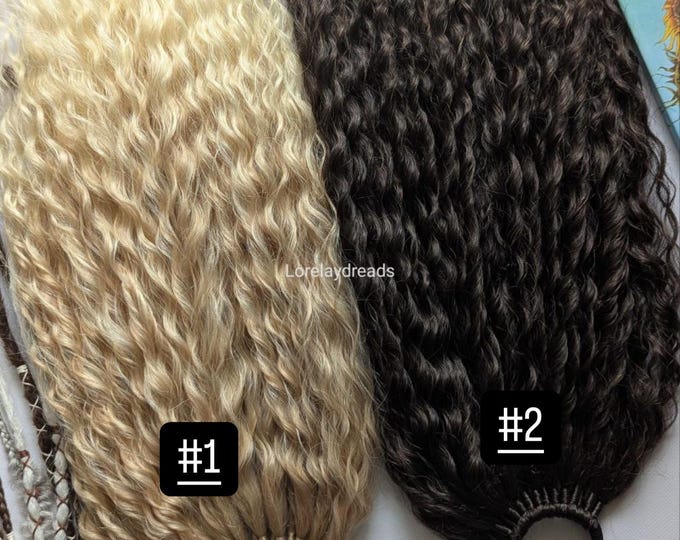 Braidsponytail Ponytail Extension On Elastic Band – Full Blonde Shades & Colors, Synthetic 18-28 Inch