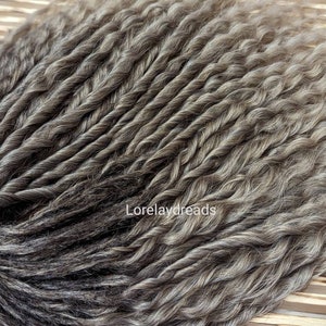 Braune, lockige Dreadlocks, synthetische Häkeldreadlocks, verlängerte braune Boho DE Dreads, lockige, doppelseitige Dreadlocks