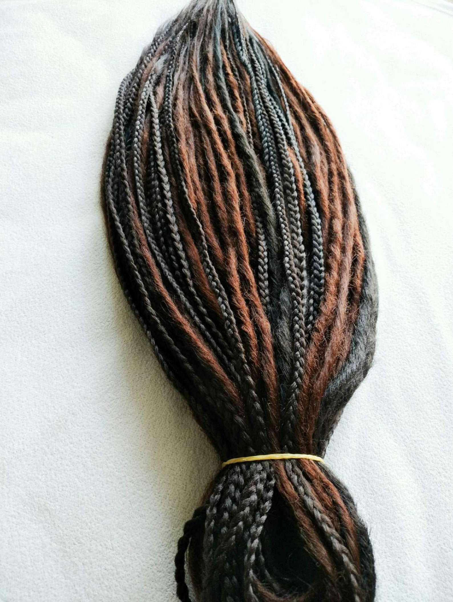 50 D.E.Dreads and braids Spiral dreads full set double ended Etsy