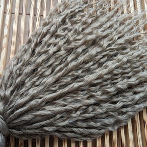 Blond Curly dreads Synthetic crochet dreads extensions blond Boho DE Dreads Curly double ended dreadlocks blond de braids