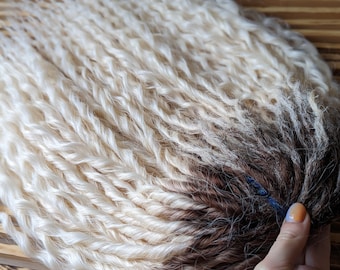 Ombre brown blond Curly dreads Synthetic crochet dreads extensions blond Boho DE Dreads Curly double ended dreadlocks blond de braids