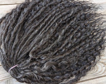 Black Curly dreads Synthetic crochet dreads extensions blond Boho DE Dreads Curly double ended dreadlocks black waves