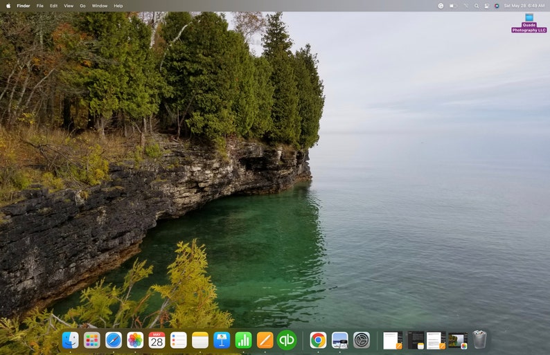 Cliff Over Lake Michigan Digital Download image 2