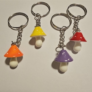 Mushroom Keychain