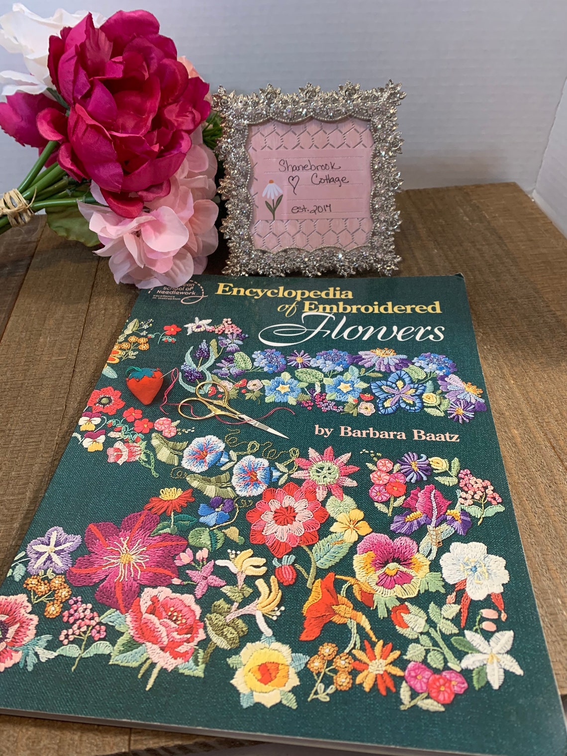 Encyclopedia of Embroidered Flowers Soft covered Book Full Etsy