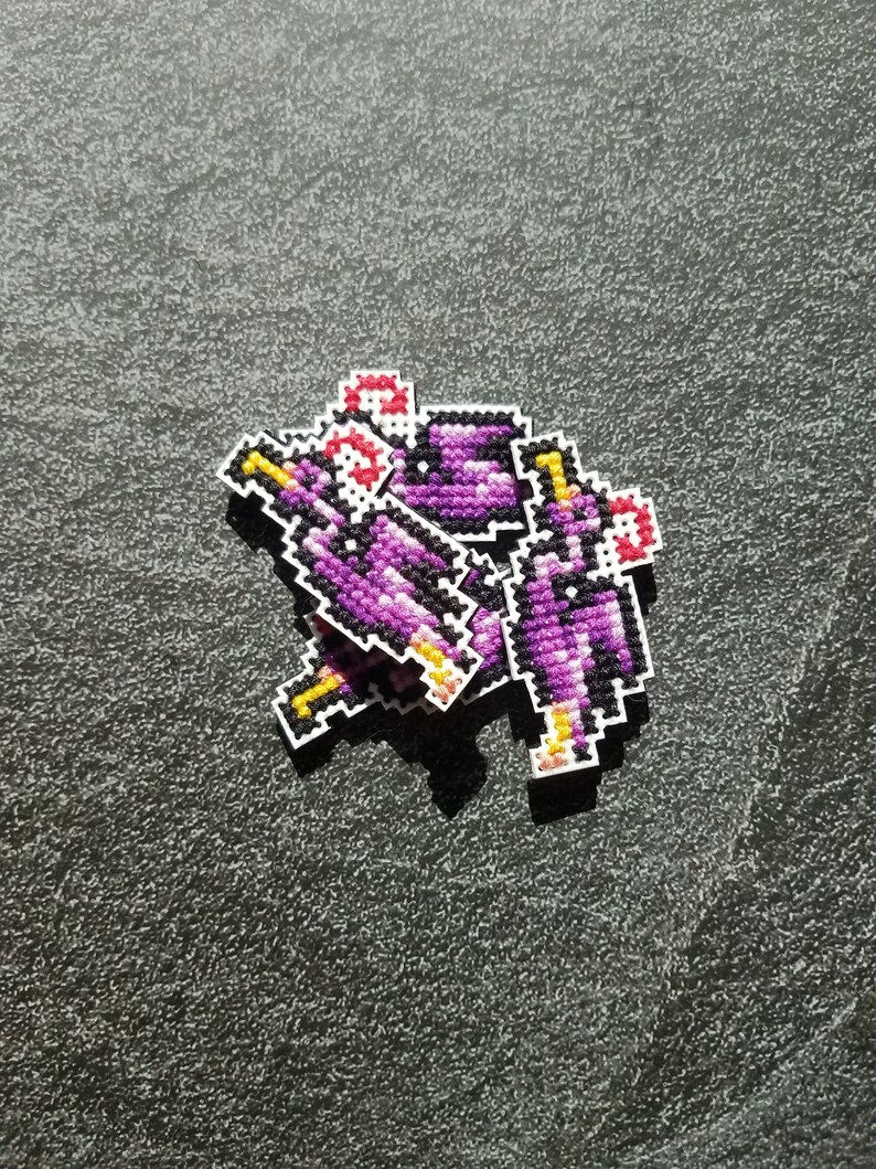 Stardew Valley Cross Stitched Title Screen Birds Etsy