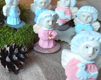 Angel Dove Figurine Etsy
