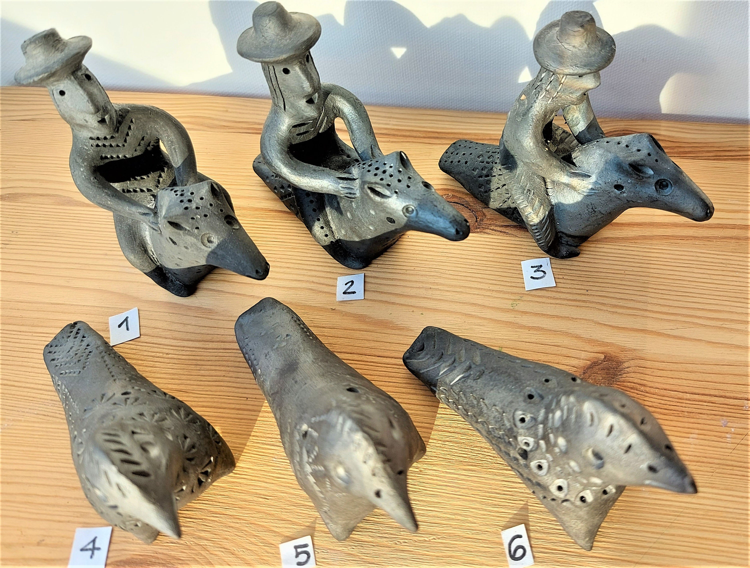 Clay Animal Ocarinas