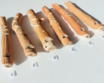 Hand Carved Wooden Whistle: Lithuanian Traditional Art