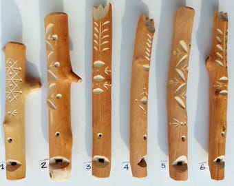 Hand Carved Wooden Whistle: Lithuanian Traditional Art