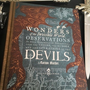 The Wonders of the Invisible World by Cotton Mather Hand-numbered Collector's Edition Rare Occult Book