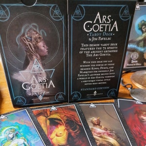 Ars Goetia Tarot Deck Standard 1e editie zeldzame occulte demonkaarten