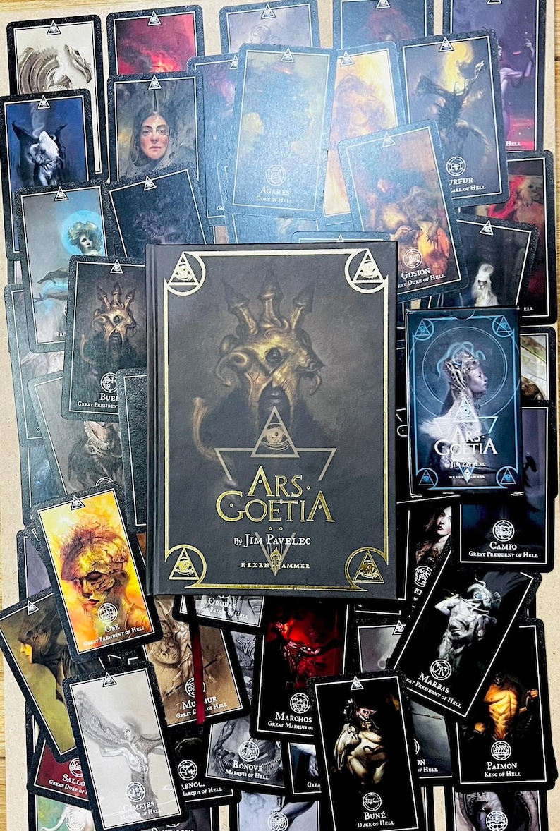 Ars Goetia Tarot Summoning Guidebook (manual) and Limited Edition ...