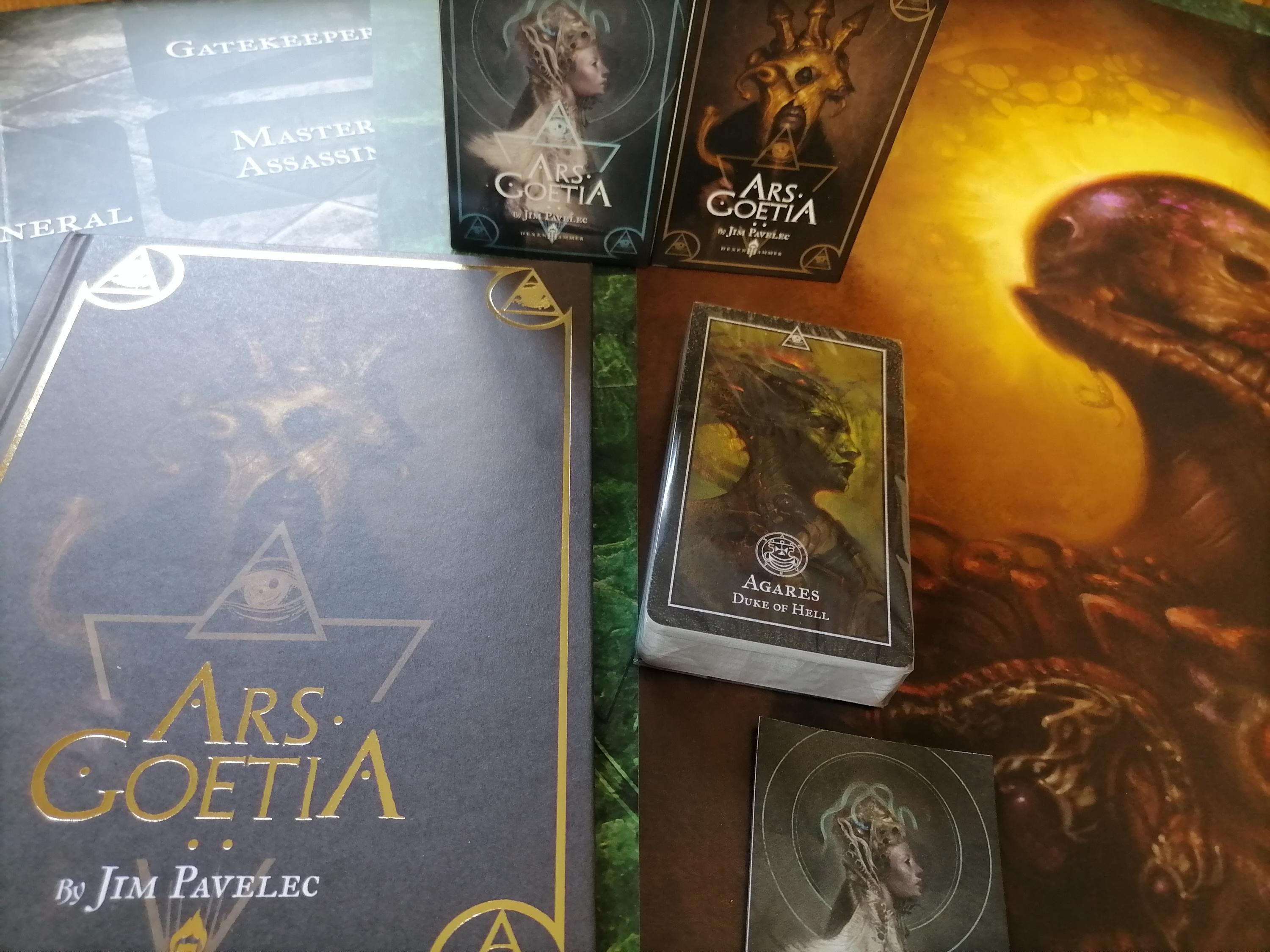 Ars Goetia Demon Tarot Deck Luxury Edition, Summoning Guidebook and ...