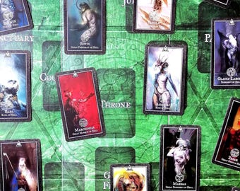 Temple of Solomon - Ars Goetia Demon Tarot Summoning Board for Occult Readins