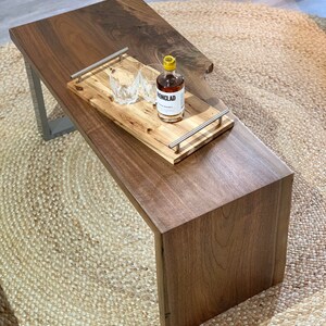 Walnut Waterfall Coffee Table