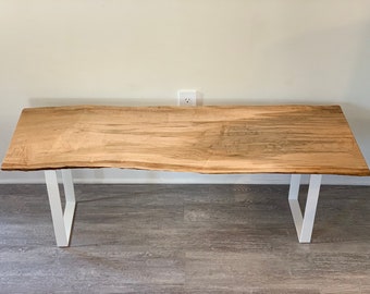 Maple Live Edge Coffee Table