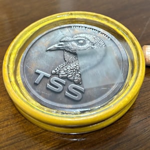 Osage dubbelsidig kalkonlocksglas och skiffer