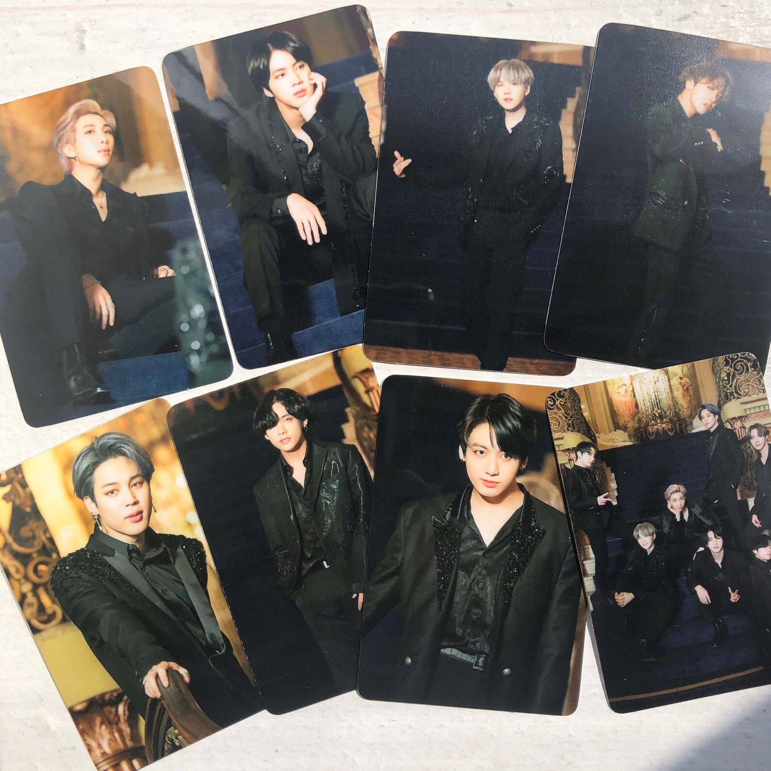 LAMINATED Bangtan black swan photocards BTS kpop pc MoTS 7 Etsy
