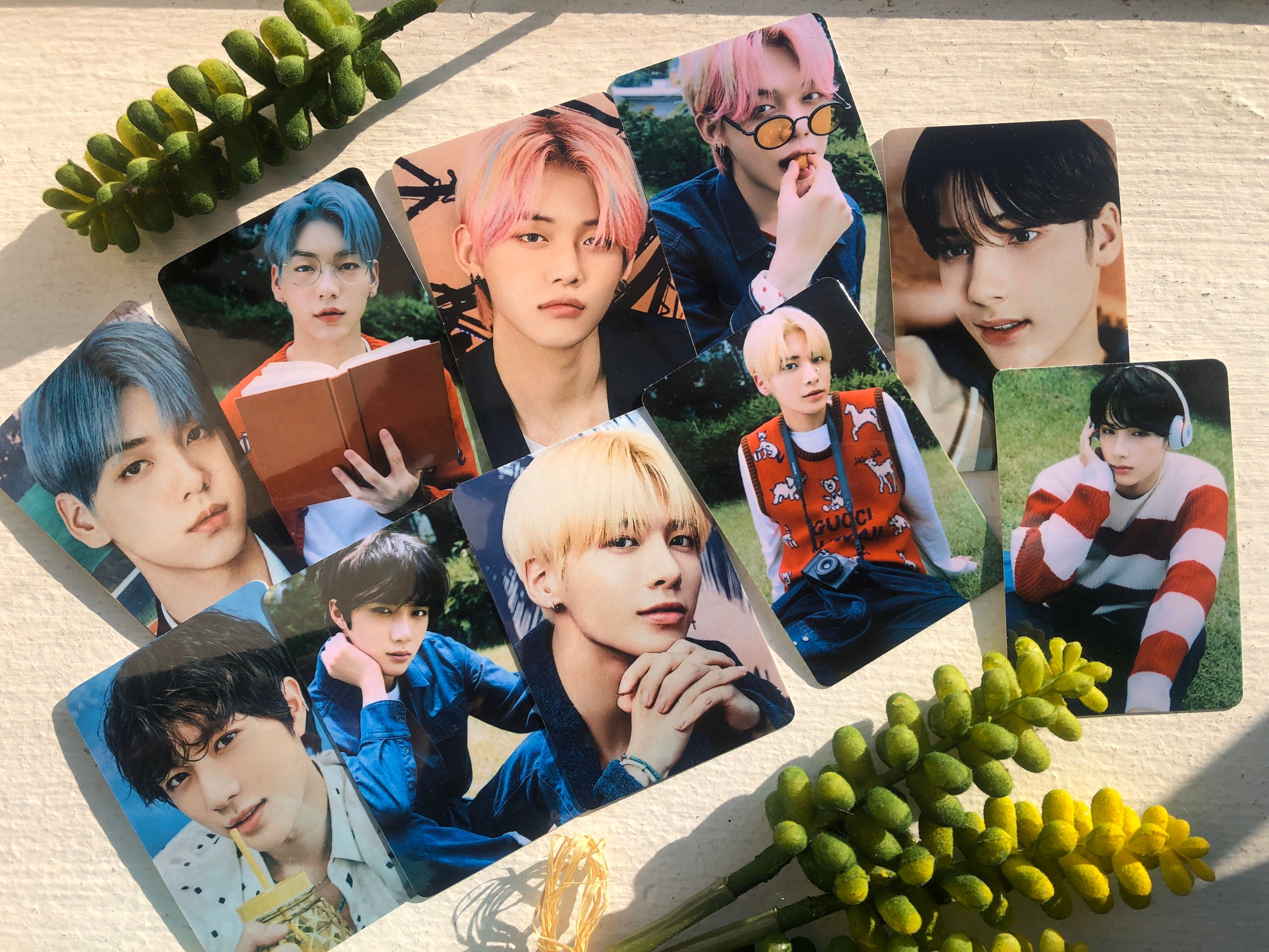 TXT Photocards PC K-Pop Tomorrow by Together Blue Hour | Etsy