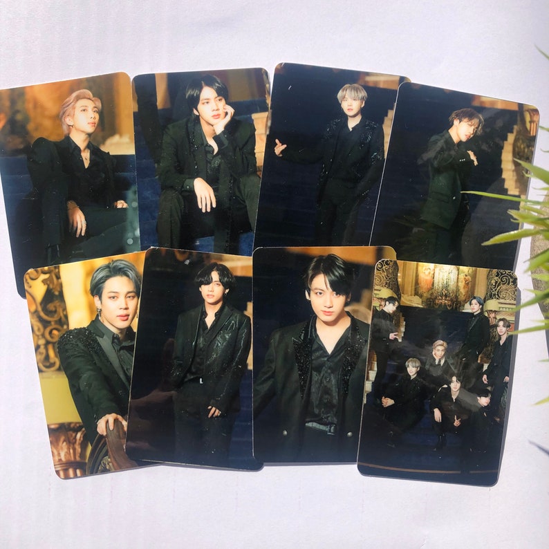 LAMINATED Bangtan black swan photocards BTS kpop pc MoTS 7 Etsy
